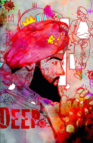 Inkquisitive's Super Sikh Poster (Limited Edition)